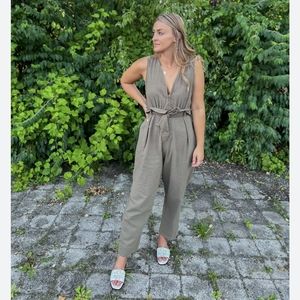 Mable olive jumpsuit small